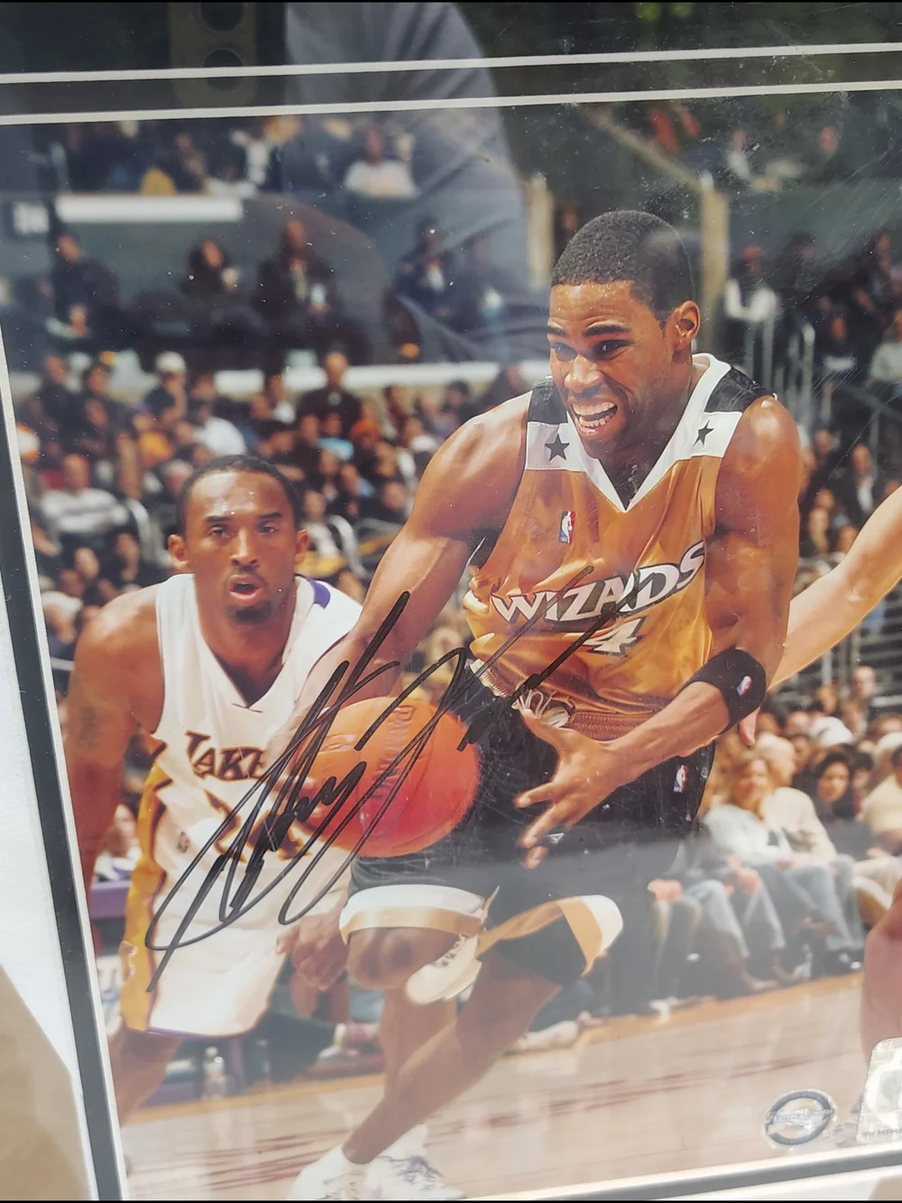 ANTAWN JAMISON WASHINGTON WIZARDS Black Framed Sports Photo Wall Accent
